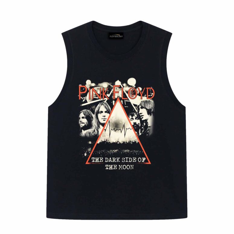Dark Side Of The Moon Pyramid Pink Floyd Member Portrait Shirt