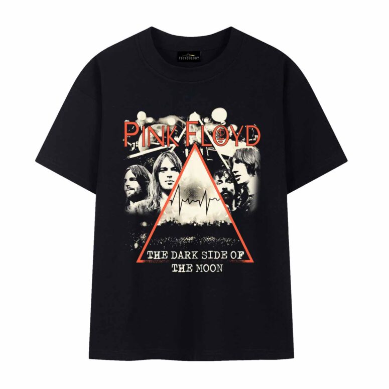 Dark Side Of The Moon Pyramid Pink Floyd Member Portrait Shirt