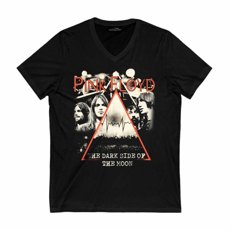 Dark Side Of The Moon Pyramid Pink Floyd Member Portrait Shirt