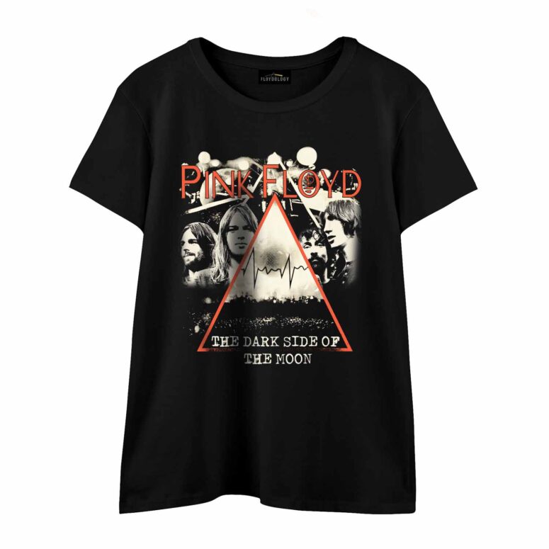 Dark Side Of The Moon Pyramid Pink Floyd Member Portrait Shirt