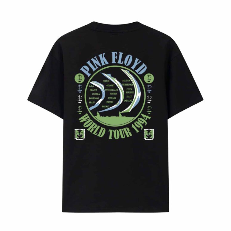 Division Bell World Tour 1994 Vintage Pink Floyd Shirt Division Bell World Tour 1994 Vintage Pink Floyd Shirt