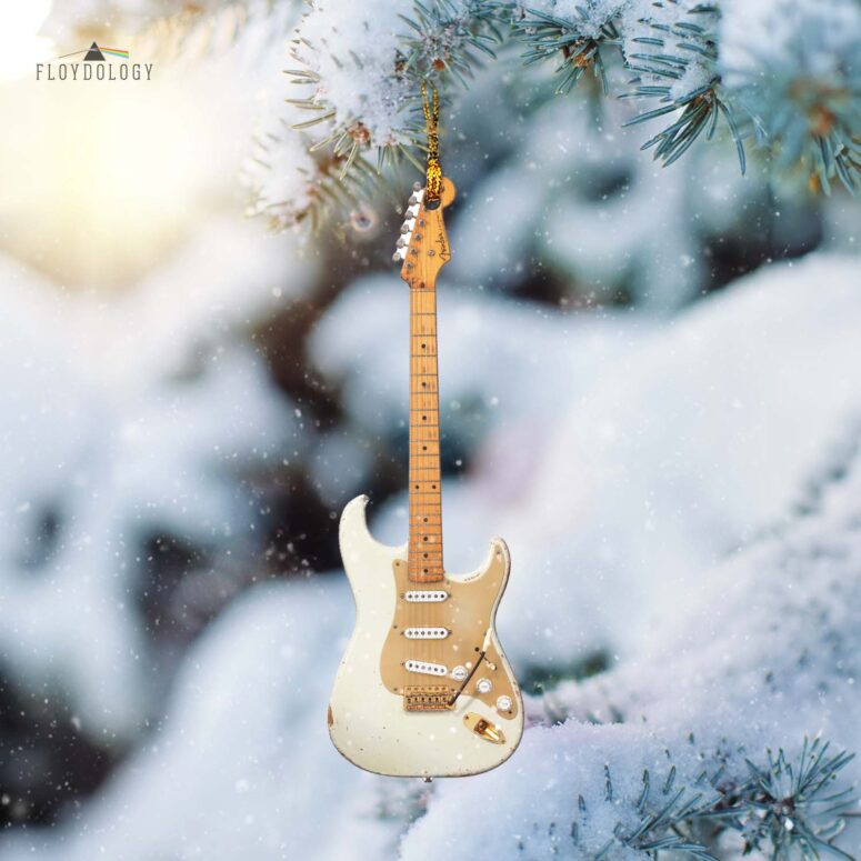 Pink Floyd Ornament - Fender Stratocaster Bearing No 0001 David Gilmour Electric Guitar Pink Floyd Ornament - Fender Stratocaster Bearing No 0001 David Gilmour Electric Guitar