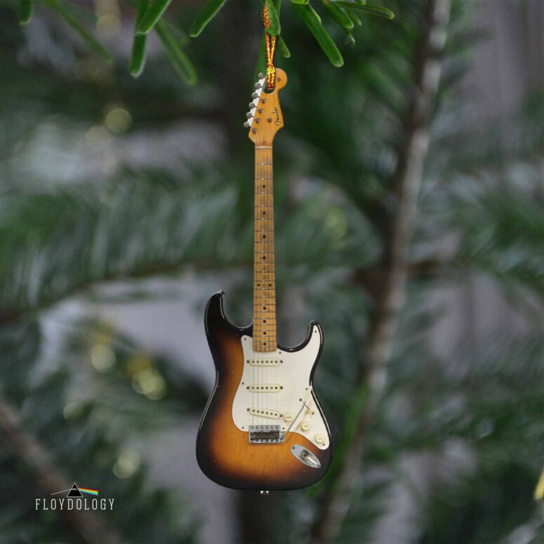 Pink Floyd Ornament - Fender Stratocaster David Gilmour Electric Guitar Pink Floyd Ornament - Fender Stratocaster David Gilmour Electric Guitar