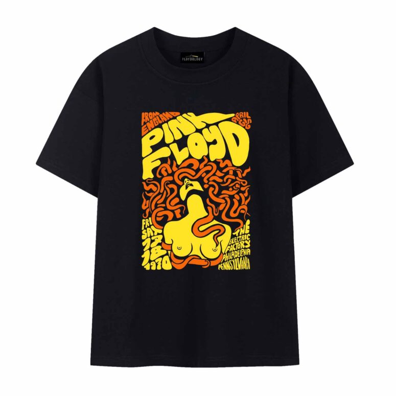 Pink Floyd Concert 1970 The Electric Factory Shirt