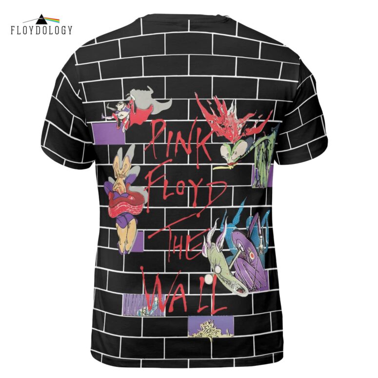 Pink Floyd The Wall Tour Vintage 1982 Rare Shirt Pink Floyd The Wall Tour Vintage 1982 Rare Shirt