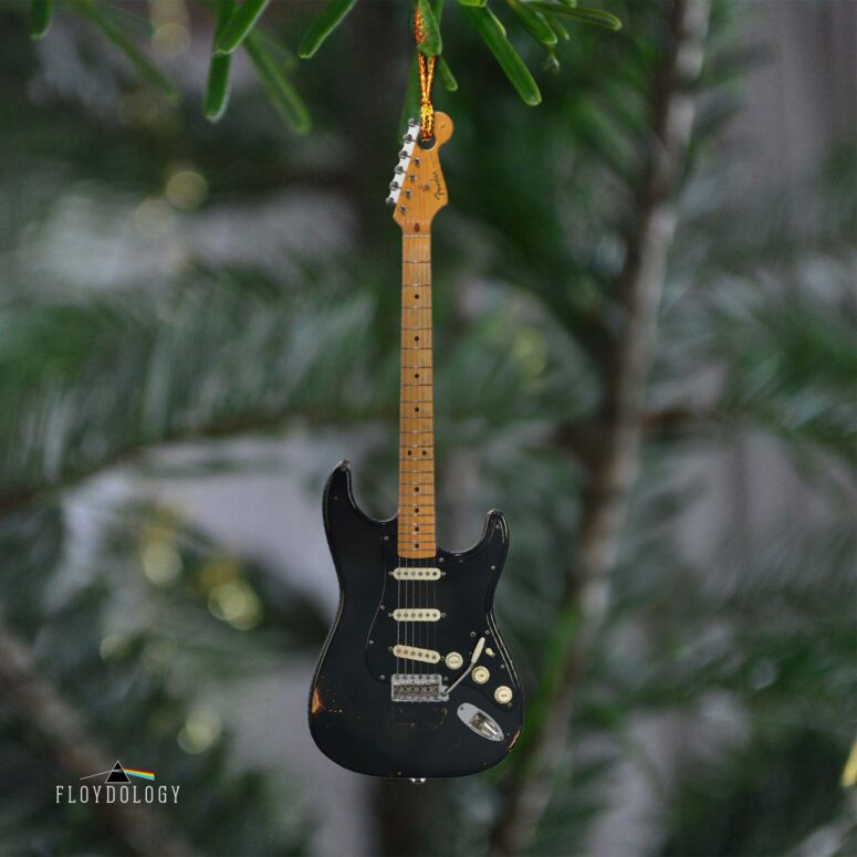 Pink Floyd Ornament - The Black Strat Stratocaster David Gimour Electric Guitar