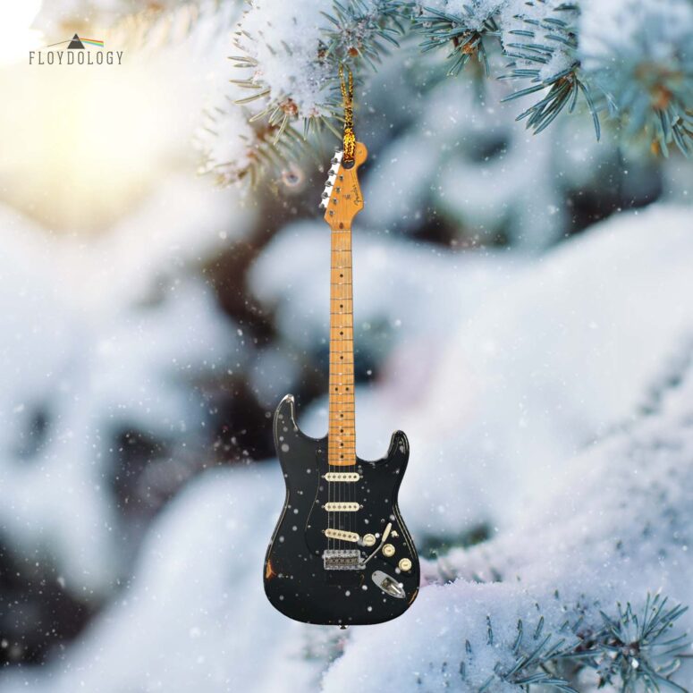 Pink Floyd Ornament - The Black Strat Stratocaster David Gimour Electric Guitar