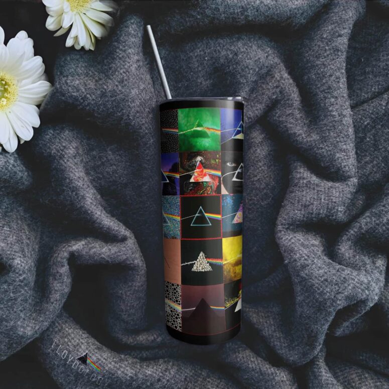 Dark Side of the Moon 40th Anniversary Skinny Stainless Steel Pink Floyd Tumbler