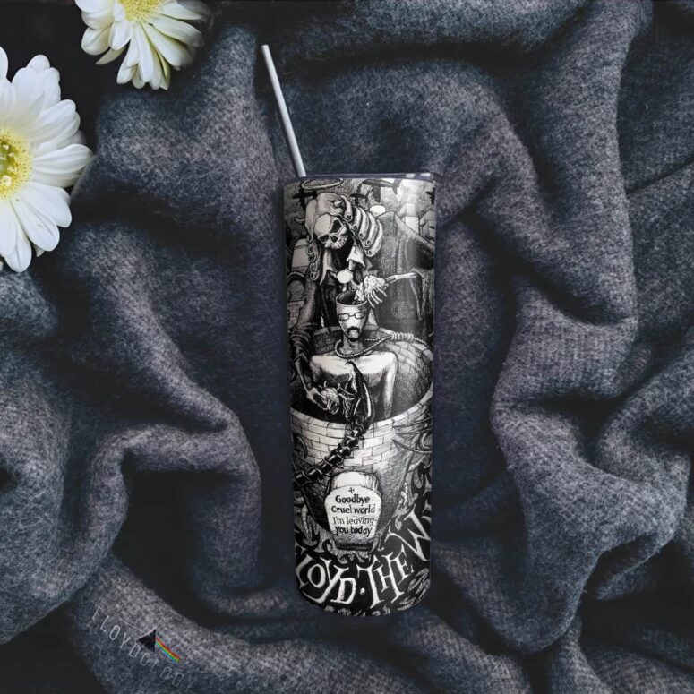 Essence of the Wall Skinny Stainless Steel Pink Floyd Tumbler Essence of the Wall Skinny Stainless Steel Pink Floyd Tumbler