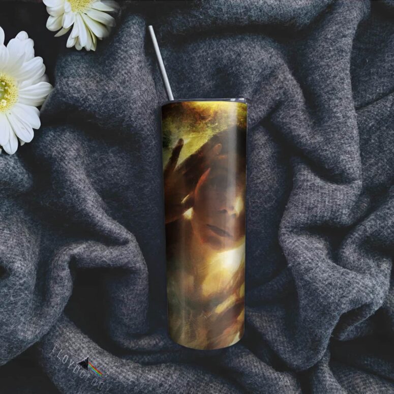 Is there anybody out there Painting Skinny Stainless Steel Pink Floyd Tumbler