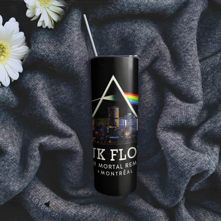 Pink Floyd Exhibition Their Mortal Remains Montreal Skinny Stainless Steel Tumbler