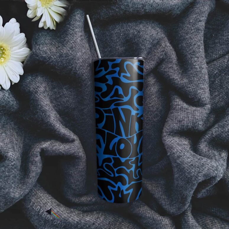 Pink Floyd Logo Cosmic psychedelic Art Skinny Stainless Steel Tumbler