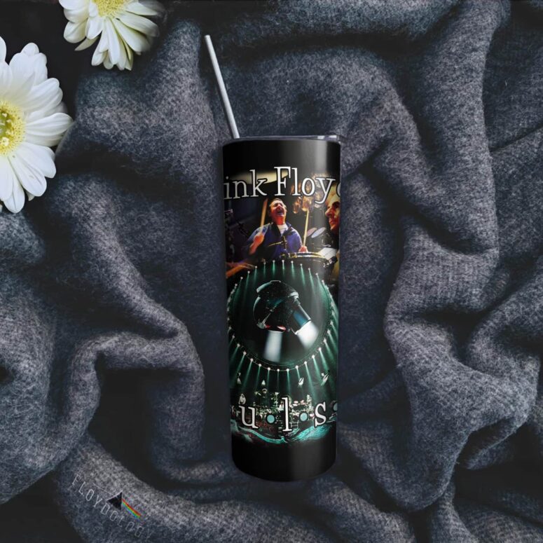 Pulse Resurrection Concert David Gilmour Nick Mason Richard Wright Skinny Stainless Steel Pink Floyd Tumbler