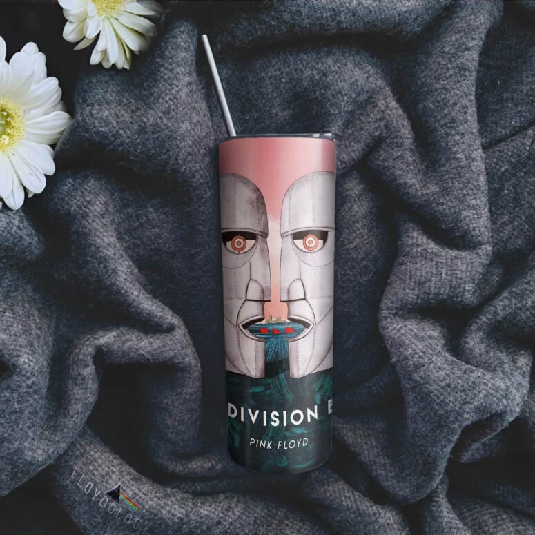 The Division Bell Illustration Skinny Stainless Steel Pink Floyd Tumbler