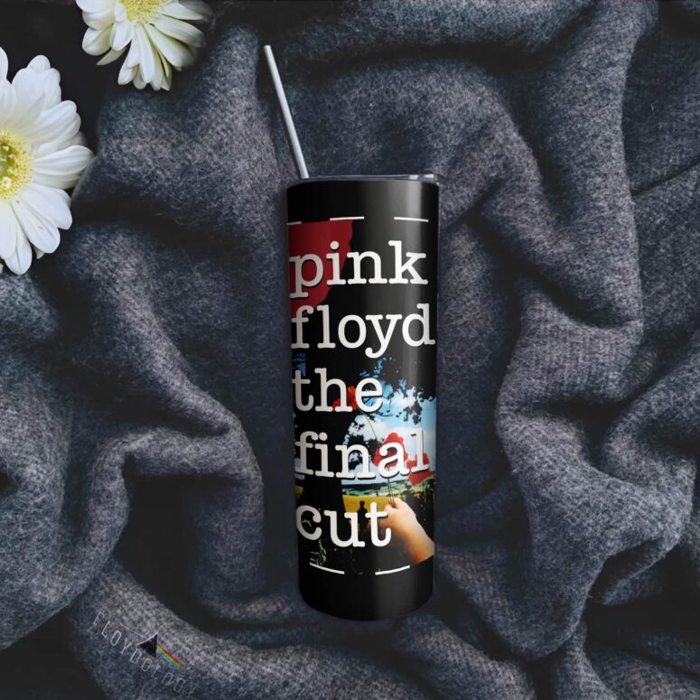 The Final Cut Album Art Skinny Stainless Steel Pink Floyd Tumbler