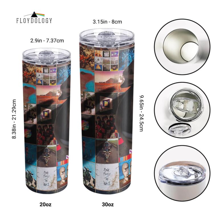 Foot In The Door The Best Of Pink Floyd Skinny Stainless Steel Tumbler Foot In The Door The Best Of Pink Floyd Skinny Stainless Steel Tumbler