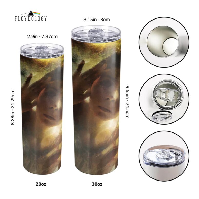 Is there anybody out there Painting Skinny Stainless Steel Pink Floyd Tumbler