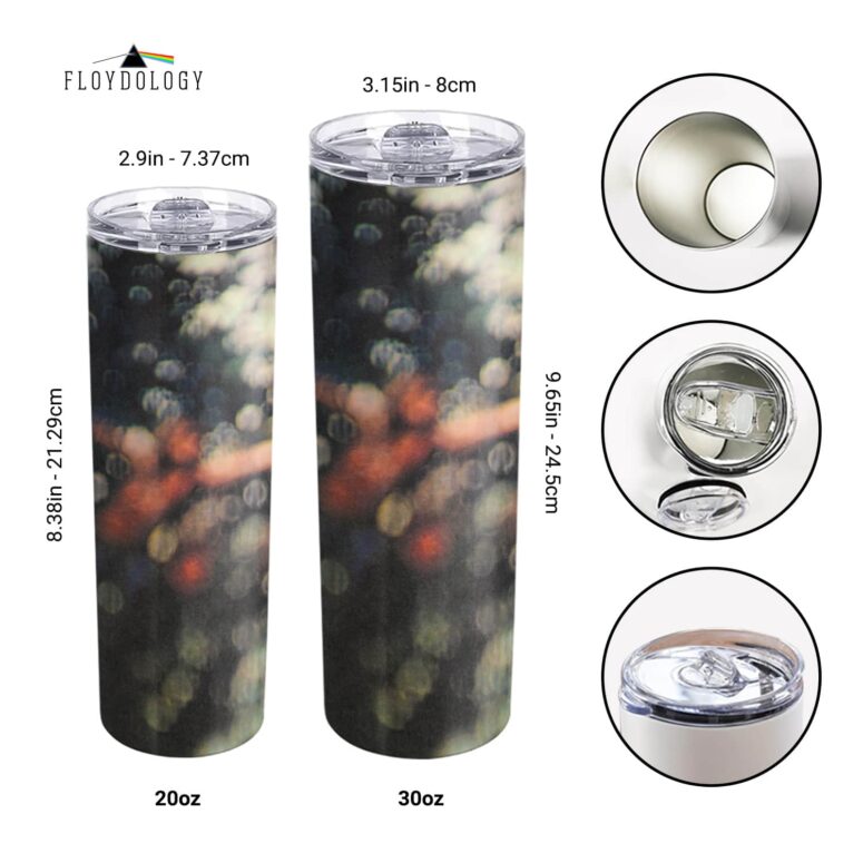 Obscured by Clouds Skinny Stainless Steel Pink Floyd Tumbler Obscured by Clouds Skinny Stainless Steel Pink Floyd Tumbler