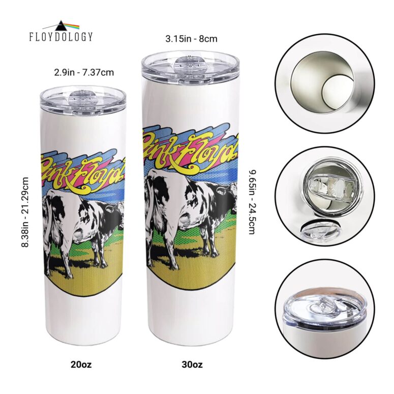 Pink Floyd Distant Bells Atom Heart Mother Shirt Cow Skinny Stainless Steel Tumbler Pink Floyd Distant Bells Atom Heart Mother Shirt Cow Skinny Stainless Steel Tumbler