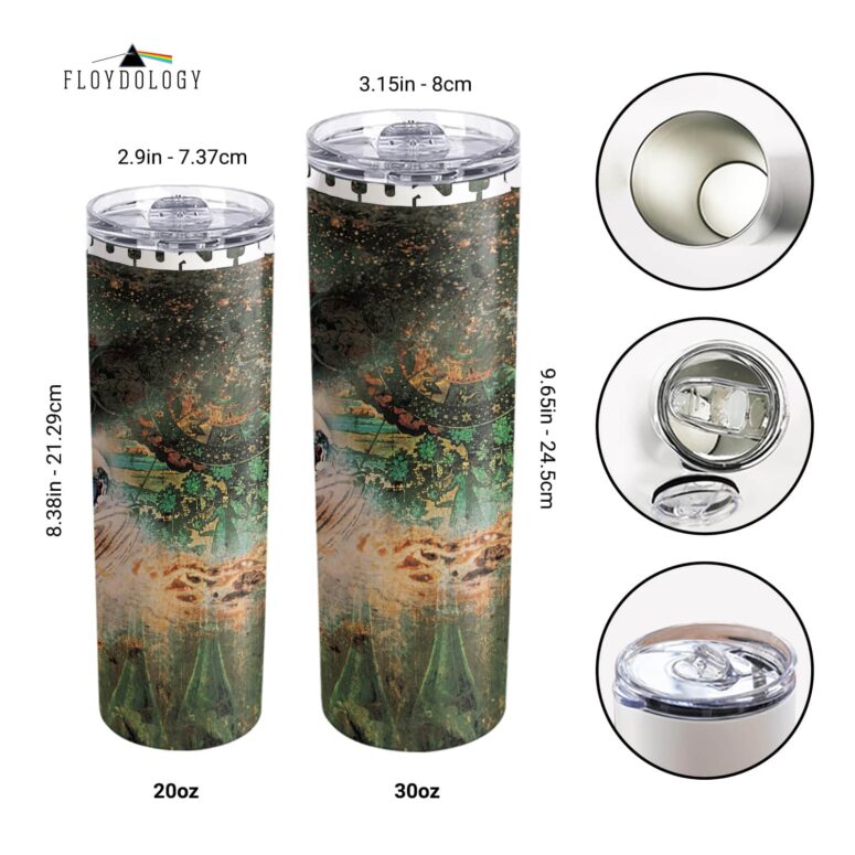 Pink Floyd Saucerful Of Secrets Skinny Stainless Steel Tumbler Pink Floyd Saucerful Of Secrets Skinny Stainless Steel Tumbler
