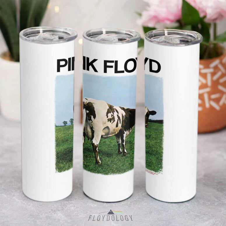 Atom Heart Mother Tour 1992 Vintage Skinny Stainless Steel Pink Floyd Tumbler Atom Heart Mother Tour 1992 Vintage Skinny Stainless Steel Pink Floyd Tumbler