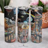 Left2d Backpack Golden Dark Side Of The Moon - OtherBrick