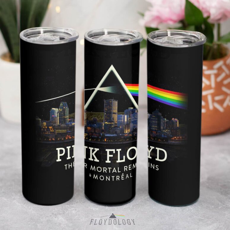 Pink Floyd Exhibition Their Mortal Remains Montreal Skinny Stainless Steel Tumbler