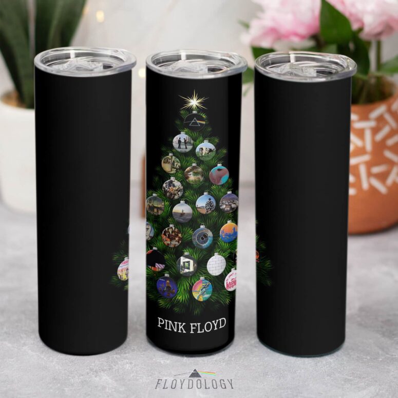 Pink Floyd Holiday Tree Skinny Stainless Steel Tumbler Pink Floyd Holiday Tree Skinny Stainless Steel Tumbler