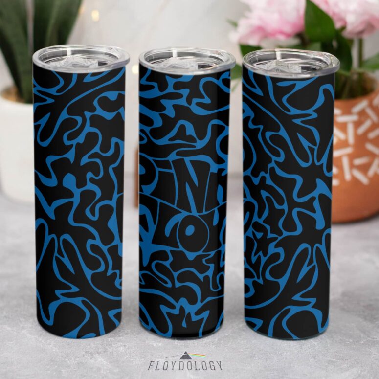 Pink Floyd Logo Cosmic psychedelic Art Skinny Stainless Steel Tumbler