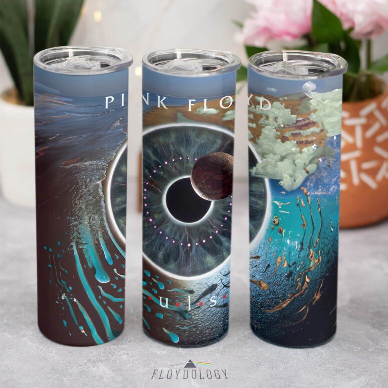 Pulse Album Skinny Stainless Steel Pink Floyd Tumbler Pulse Album Skinny Stainless Steel Pink Floyd Tumbler