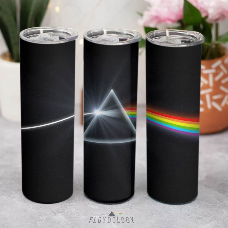 The Dark Side of the Moon Remastered Skinny Stainless Steel Pink Floyd Tumbler The Dark Side of the Moon Remastered Skinny Stainless Steel Pink Floyd Tumbler
