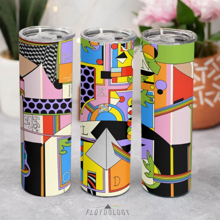 The Dark side Of The Moon Live Debut 50th Anniversary Skinny Stainless Steel Pink Floyd Tumbler The Dark side Of The Moon Live Debut 50th Anniversary Skinny Stainless Steel Pink Floyd Tumbler