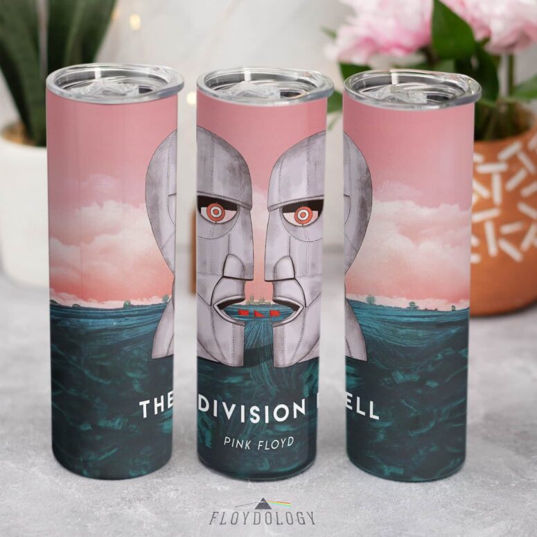 The Division Bell Illustration Skinny Stainless Steel Pink Floyd Tumbler