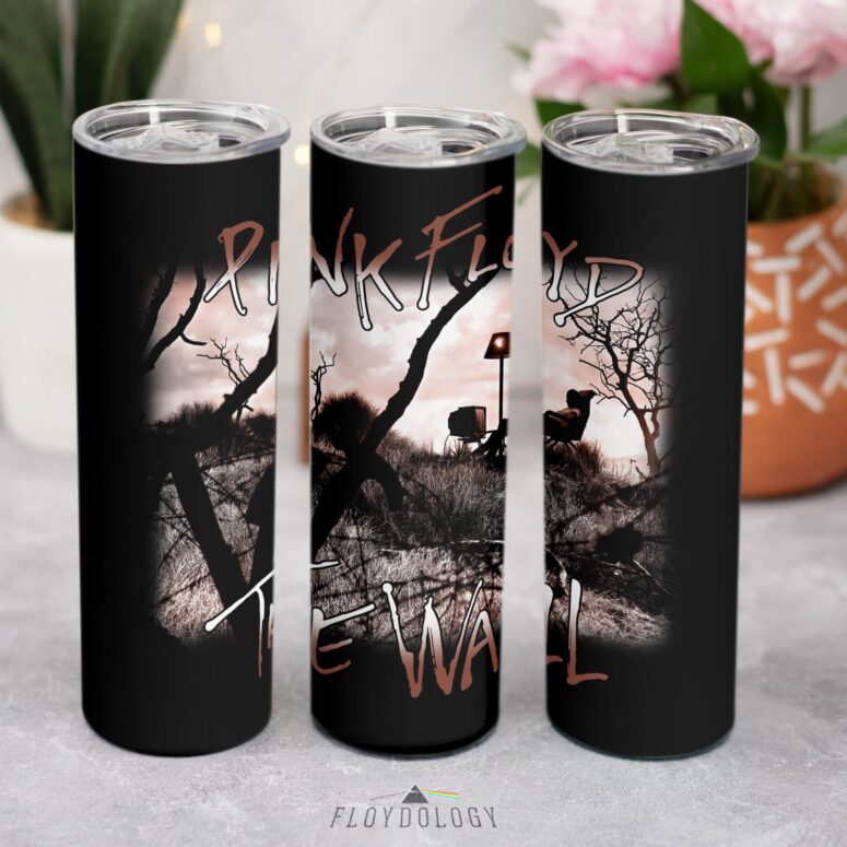 Vintage Pink Floyd The Wall Meadow front Skinny Stainless Steel Tumbler Vintage Pink Floyd The Wall Meadow front Skinny Stainless Steel Tumbler