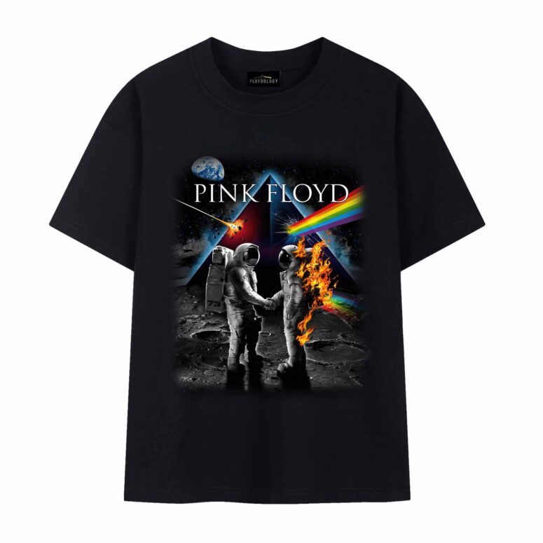 Wish You Were Here DSOTM Astronaut Handshake Pink Floyd Shirt Wish You Were Here DSOTM Astronaut Handshake Pink Floyd Shirt