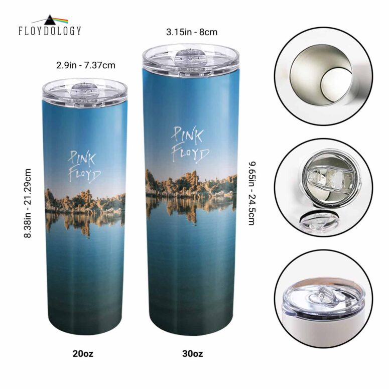 Wish You Were Here Diver Signed Skinny Stainless Steel Pink Floyd Tumbler Wish You Were Here Diver Signed Skinny Stainless Steel Pink Floyd Tumbler