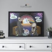 Left2d Backpack Golden Dark Side Of The Moon - OtherBrick