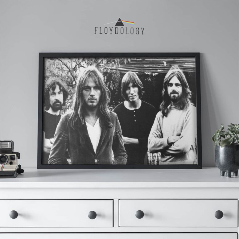 Nick Mason David Gilmour Roger Waters and Rick Wright 1972 - Pink Floyd Poster