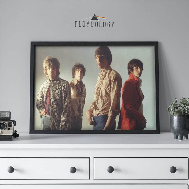 Richard Wright Syd Barrett Roger Waters and Nick Mason in 1970 - Pink Floyd Poster