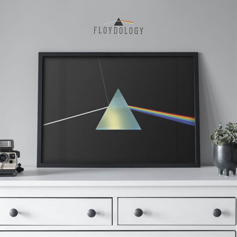 The Dark Side Of The Moon 1973 Original Art - Pink Floyd Poster