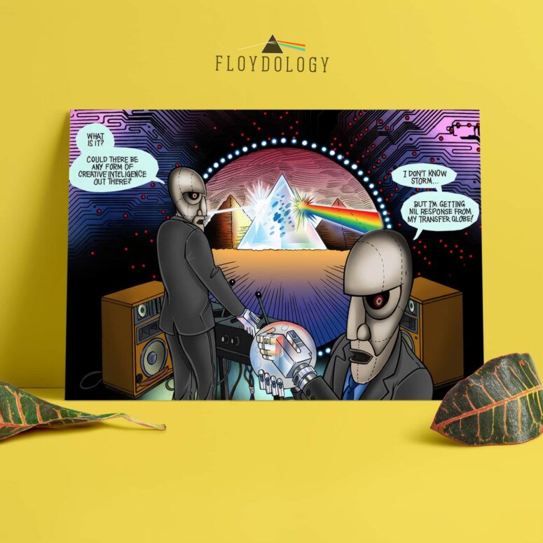 Creative Intelligence Division Bell DSOTM - Pink Floyd Poster Creative Intelligence Division Bell DSOTM - Pink Floyd Poster