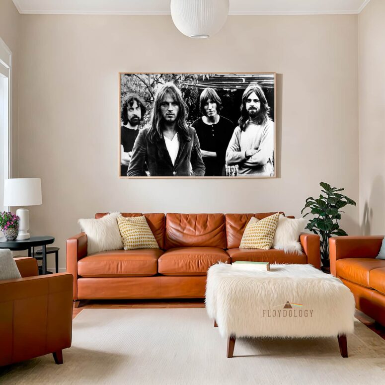 Nick Mason David Gilmour Roger Waters and Rick Wright 1972 - Pink Floyd Poster
