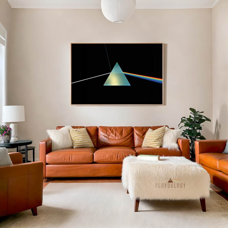 The Dark Side Of The Moon 1973 Original Art - Pink Floyd Poster
