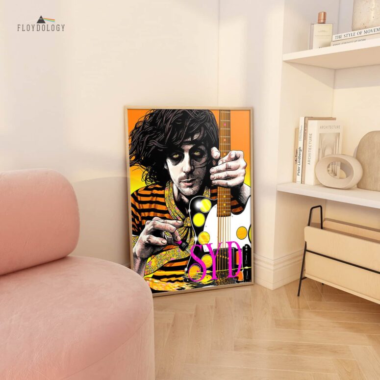 Syd Barrett Vintage Psychedelic - Pink Floyd Poster Syd Barrett Vintage Psychedelic - Pink Floyd Poster