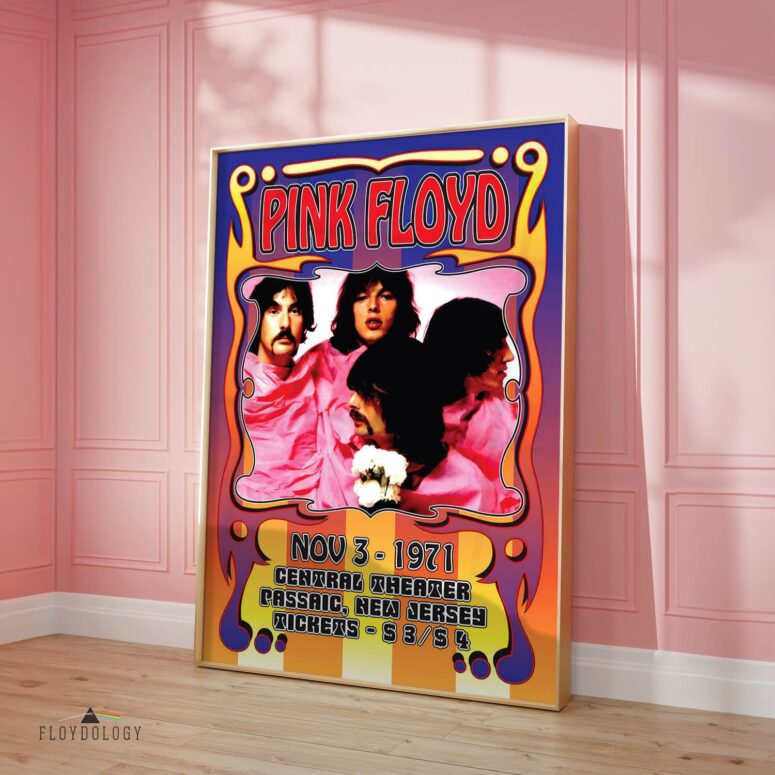 Beyond The Pale 1971 Central theatre - Pink Floyd Poster