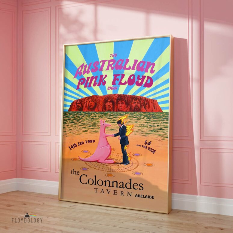 The Australian Pink Floyd Show 1989 The Colonnades Tavern - Pink Floyd Poster The Australian Pink Floyd Show 1989 The Colonnades Tavern - Pink Floyd Poster