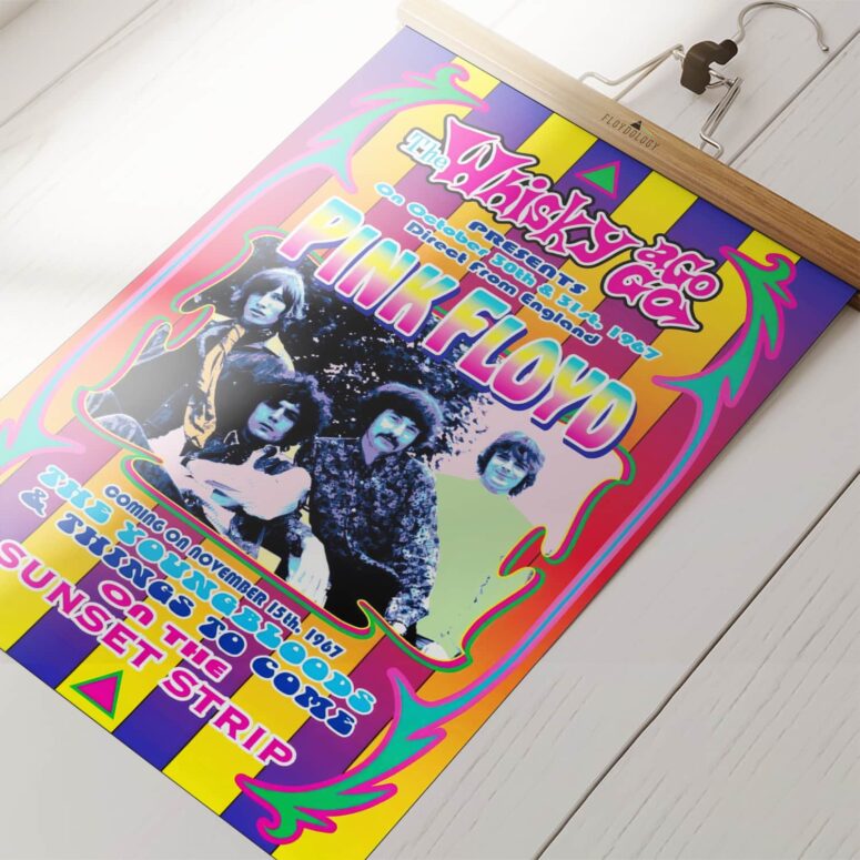 The Whisky A Go Go 1967 - Pink Floyd Poster The Whisky A Go Go 1967 - Pink Floyd Poster