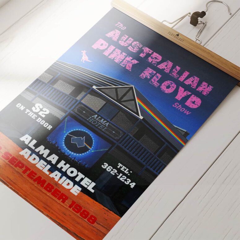 The Australian Pink Floyd Show Alma Hotel Adelaide 1988 - Pink Floyd Poster The Australian Pink Floyd Show Alma Hotel Adelaide 1988 - Pink Floyd Poster