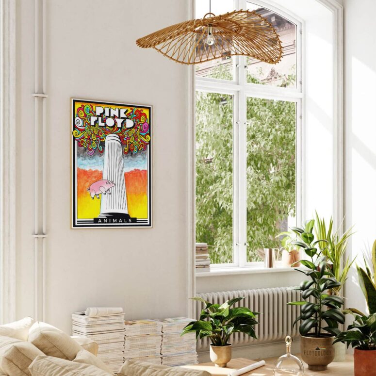 Animals in the Flesh - Pink Floyd Poster Animals in the Flesh - Pink Floyd Poster