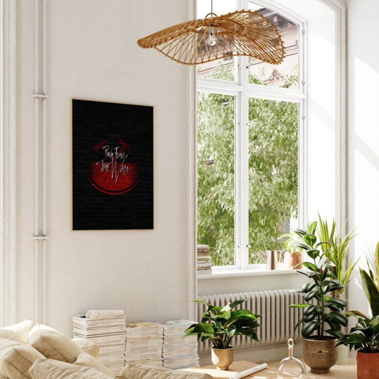 The Wall Red Hammers - Pink Floyd Poster